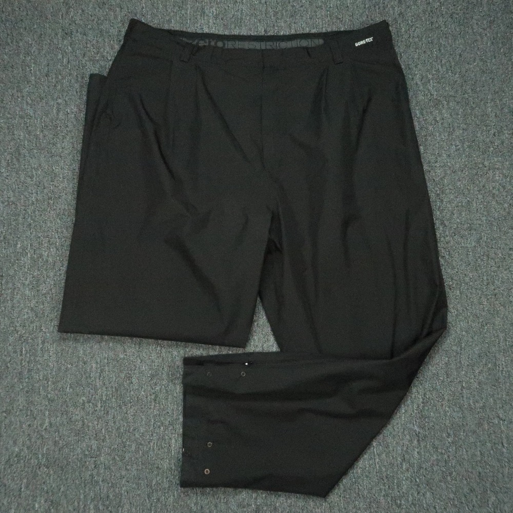 Zero Restriction Pants Mens 3XL Black Tour Series Gore Tex Stretch Lined Golf